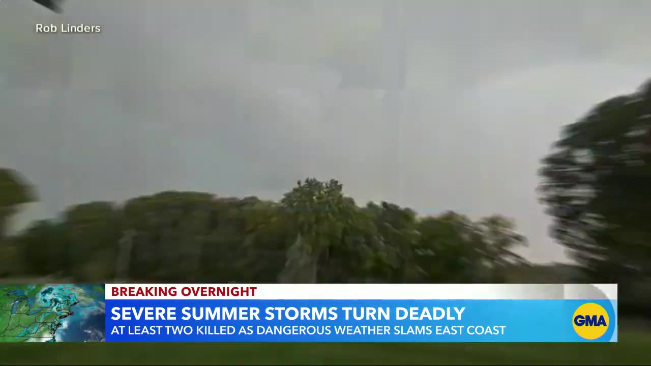 Funnel cloud spotted in New York, dangerous winds and downpours as summer storms turn deadly | GMA