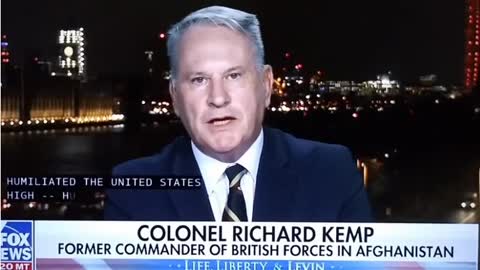 British Colonel Kemp says President Biden should be court martialed for surrendering Afghanistan