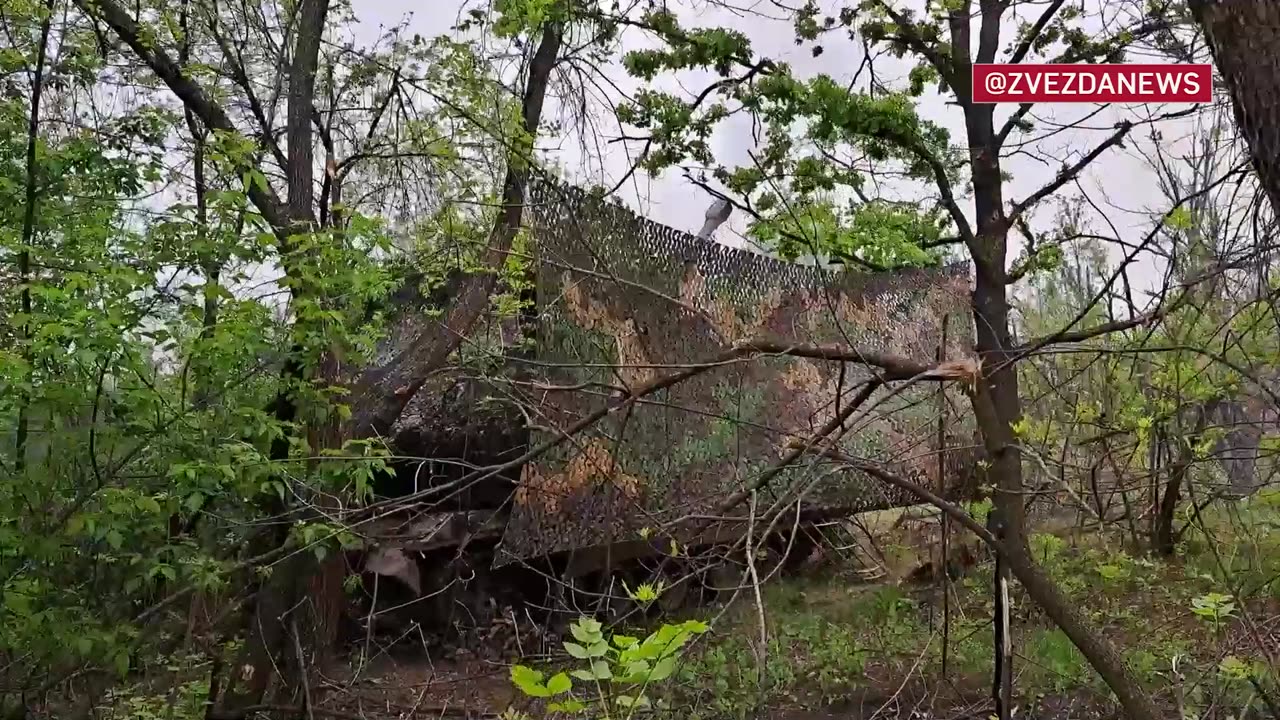 The footage shows the spectacular destruction of the Abrams tank