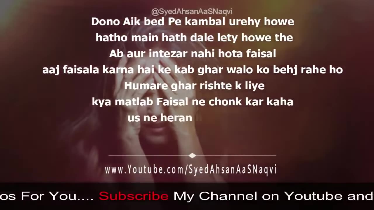 Aurat Mohabbat Ke Bagair Aadhi Hoti Hai Jab ke Izzat Ke Bagair Uska Baqi Kuch Nahi Rehta Sad Story