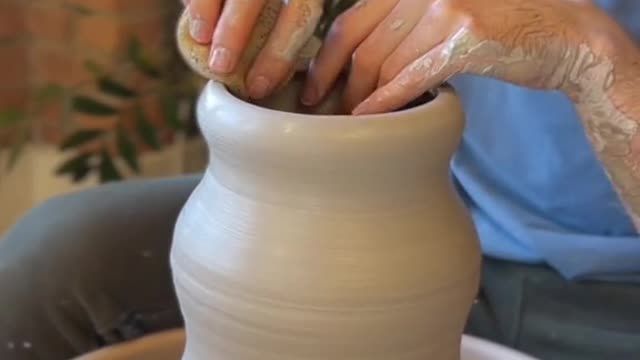 I felt bad about for this one ( #pottery #satisfying #asmr