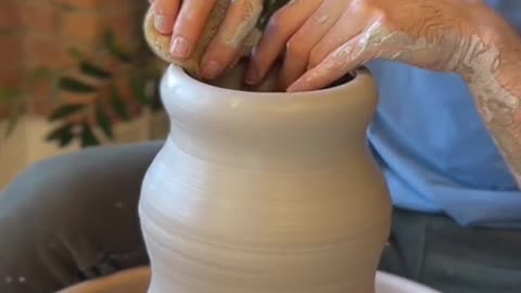 I felt bad about for this one ( #pottery #satisfying #asmr