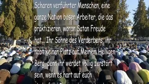 OH JERUSALEM ❤️DU BIST ZU EINEM SCHWEREN STEIN GEWORDEN FÜR ALLE NATIONEN ❤️ DIE TROMPETE GOTTES
