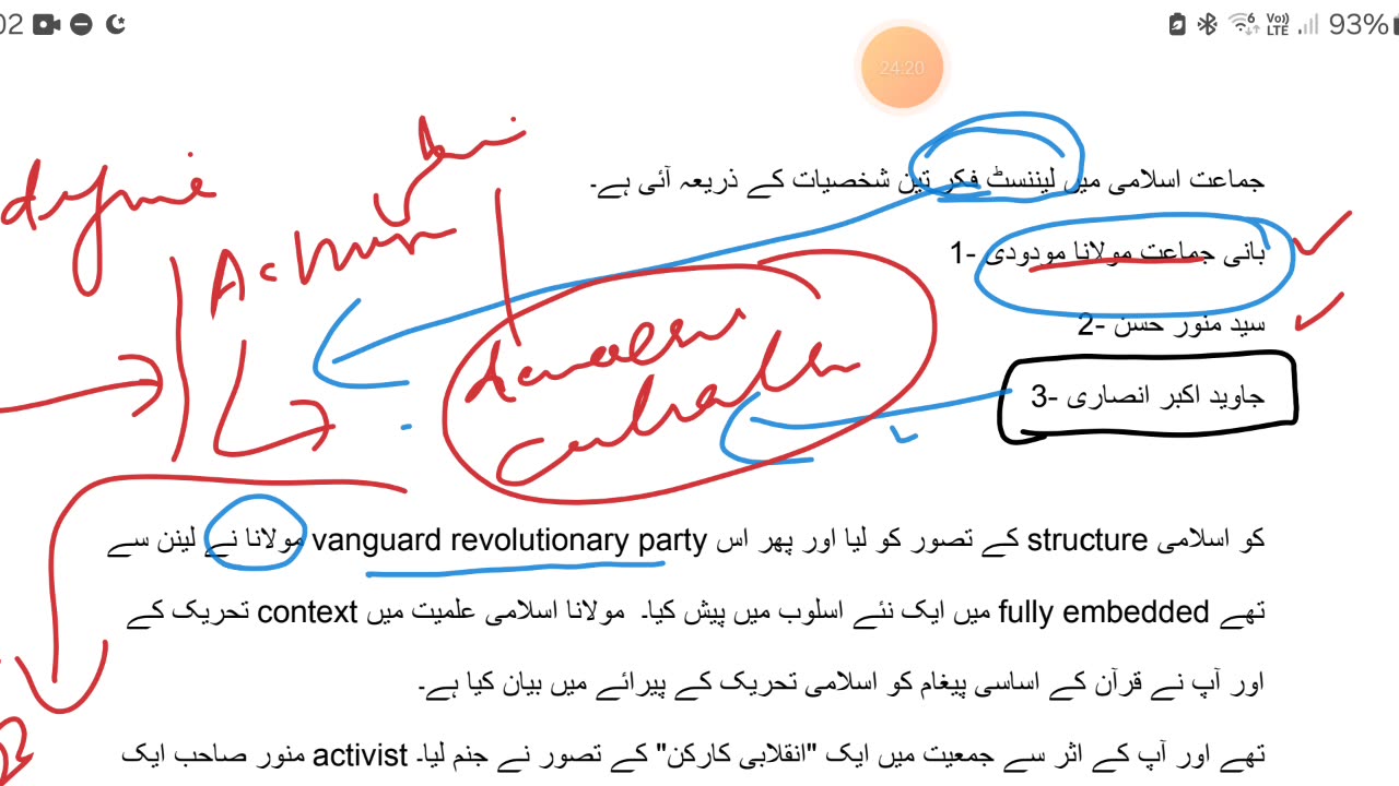 جماعت اسلامی مولانا مودودی منور حسن ڈاکٹر جاوید انصاری اور لیننزم -ایک تبصرے پر تبصرہ -۱، #مودودی