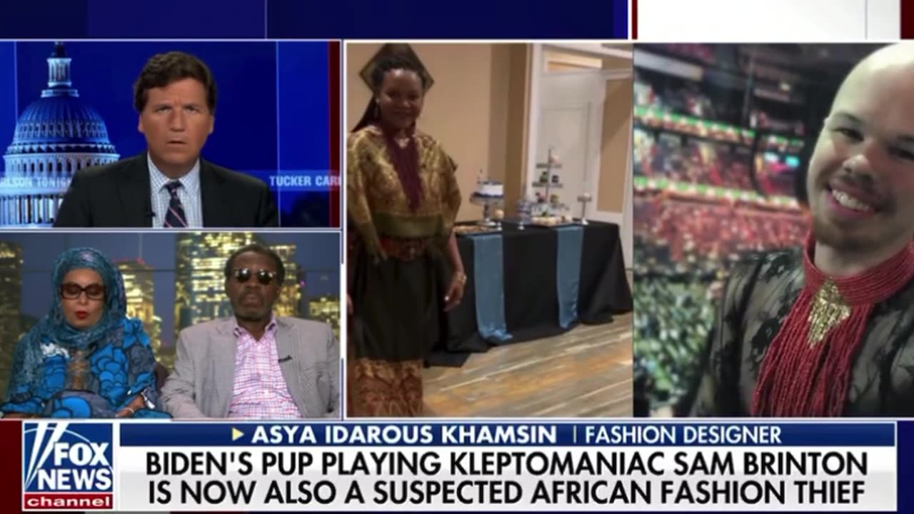 Biden Regime's Pup Playing Kleptomaniac Sam Brinton Now Suspected African Fashion Thief - Tucker