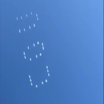 this appeared in the skies over northern Germany.