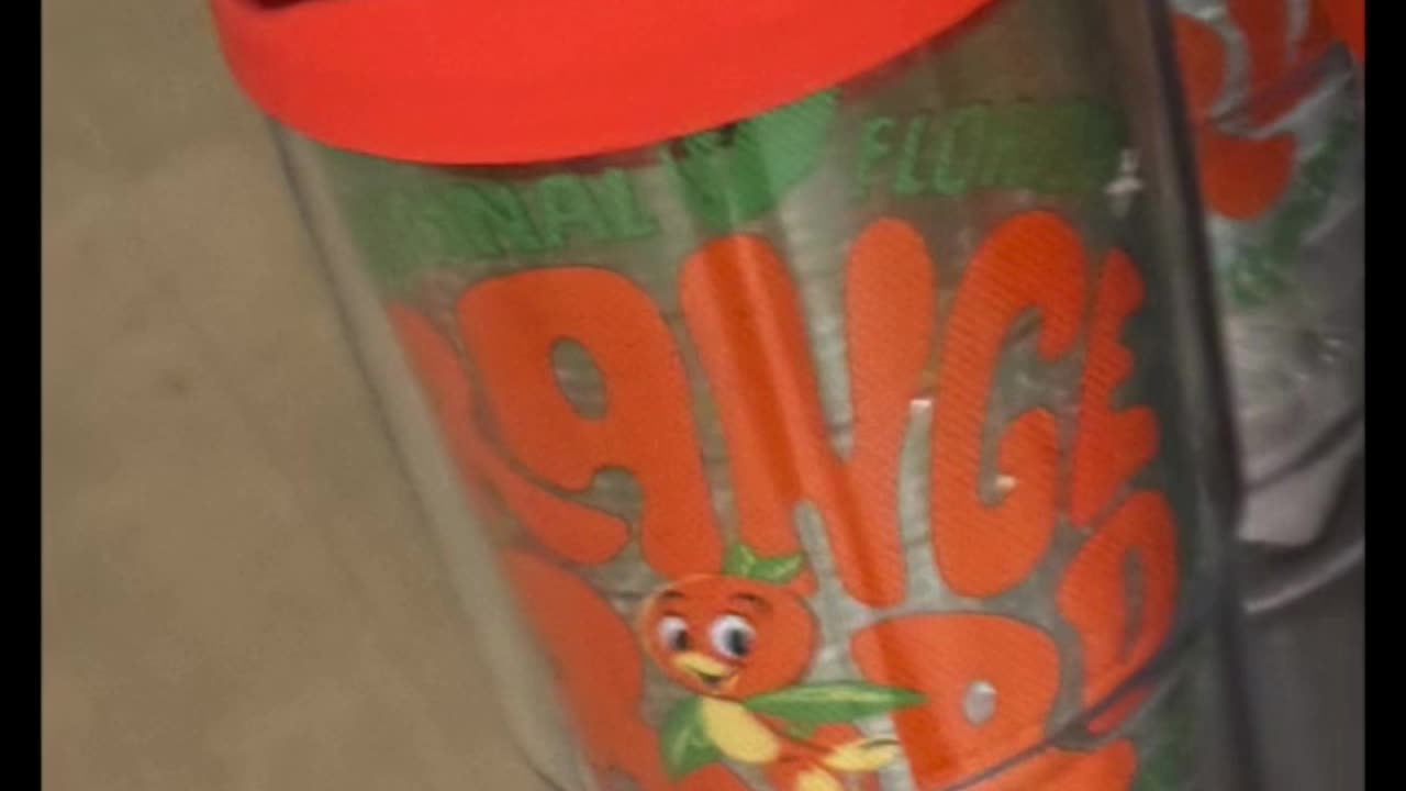 Walt Disney World Florida Orange Bird Plastic Tumbler with Lid #shorts