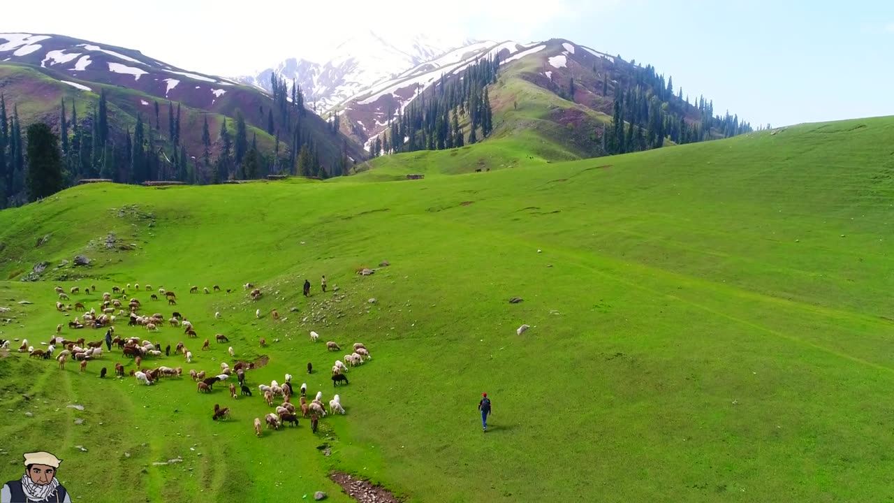 Makra Peak- Siri Paye Shogran Kaghan Valley Pakistan -Aerial Galance /Aerial View