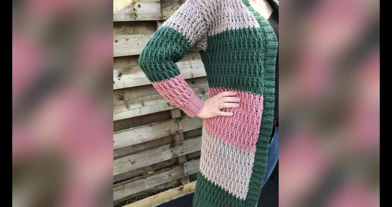 Latest crochet knitted cardigan | sweater ideas patterns for girls 2023 | elegant crochet top