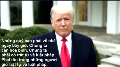 Lời kêu gọi giữ hòa bình của TT Trump trong ngày 6 Tháng Một