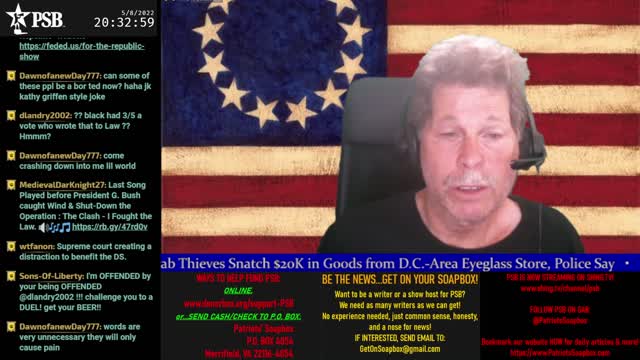 2022-05-08 20:00 EDT - For The Republic: With Alan Meyers