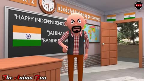 School wala 15 AUGUST funny video