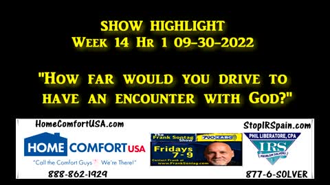 How far would you drive to have an encounter with God?