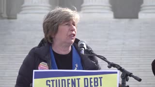 Randi Weingarten completely loses it in front of SCOTUS