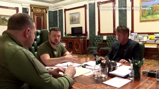 Actor Sean Penn meets Zelenskiy in Kyiv