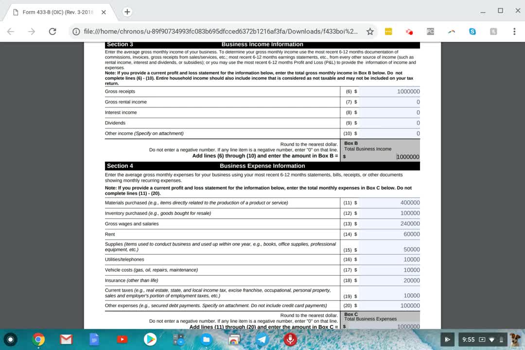 433-B (OIC) Instructions How To Complete By Expert Tax Attorney