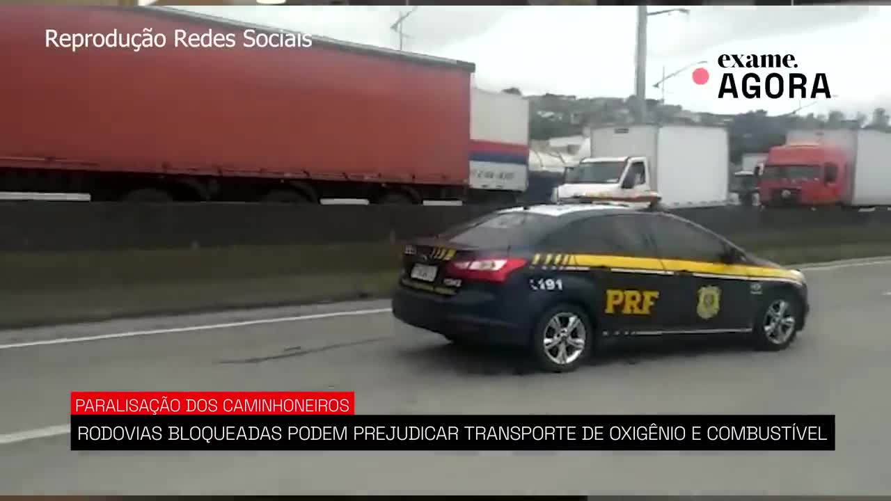 Paralisação dos caminhoneiros: associações alertam para possível falta de combustível e oxigênio