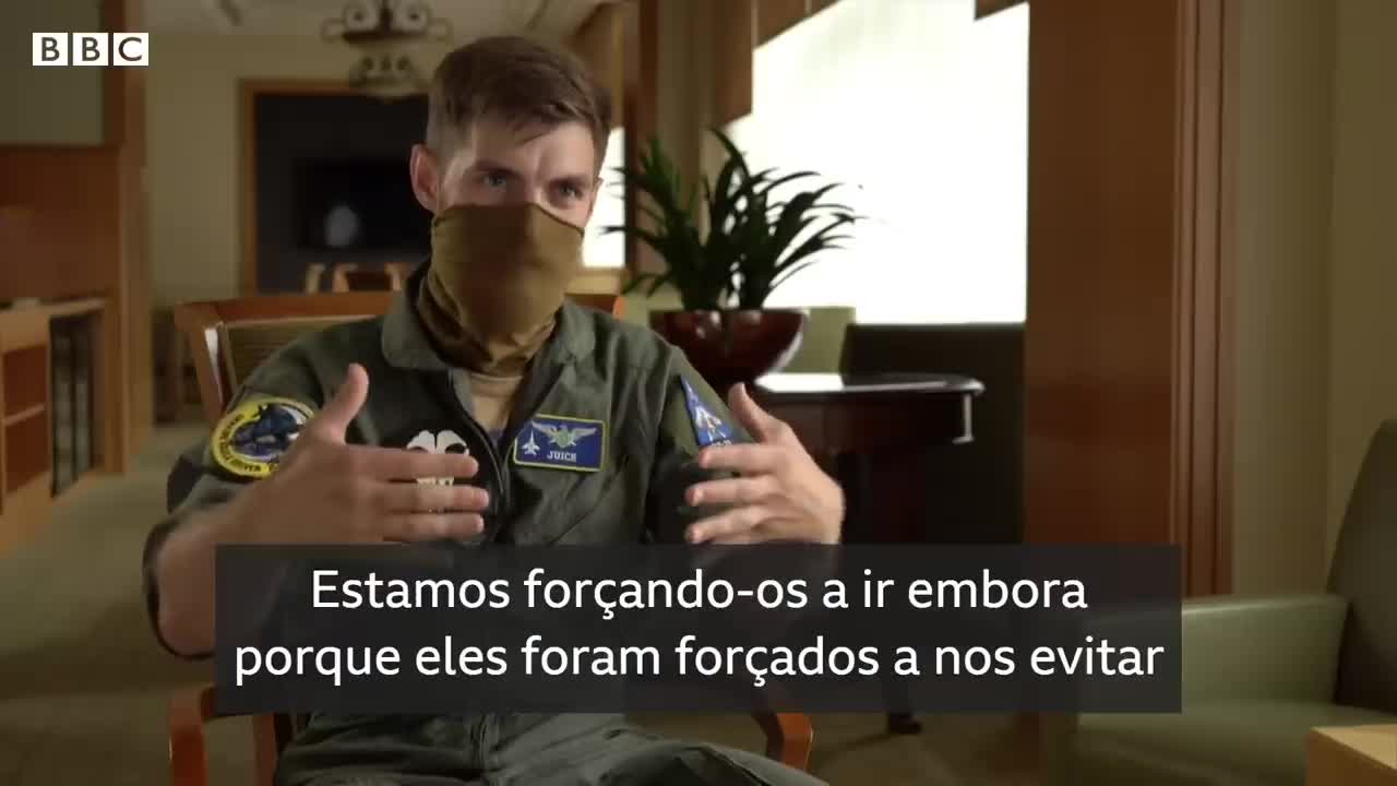 Guerra na Ucrânia: o piloto que 'caça' mísseis russos