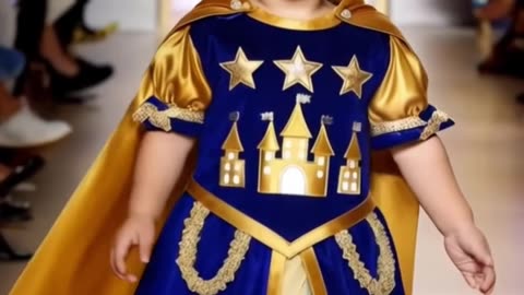 Toddler Runway Magic: 5 Adorable Fashion Looks! 🧜‍♀️🦁👑🍭🚀 #baby #baby reels #cute