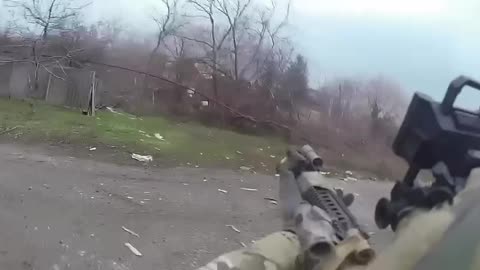Epic video of the battles for Bakhmut🇺🇦 from the first person