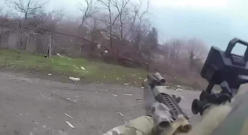 Epic video of the battles for Bakhmut🇺🇦 from the first person