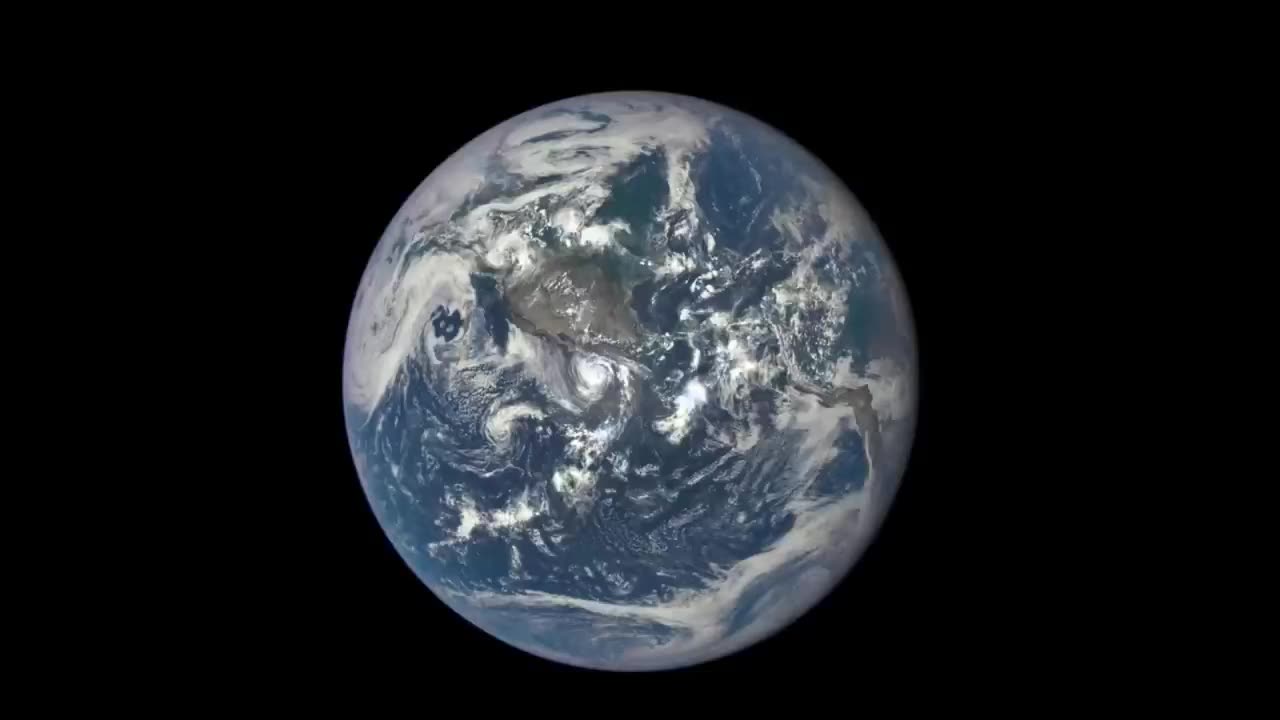 EPIC View of Moon Transiting the Earth