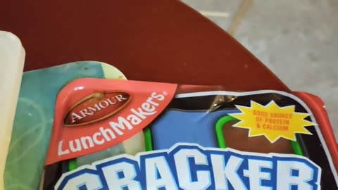 Eating Armour Lunchmakers Crackers Crunchers, Turkey & American With Crackers, Dbn, MI, 9/20/23