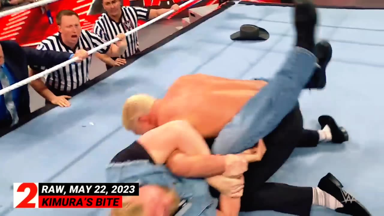 WWE Brock Lesnar fight scene