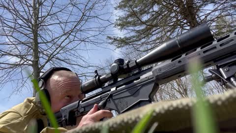 Suppressed 338 Lapua Magnum.