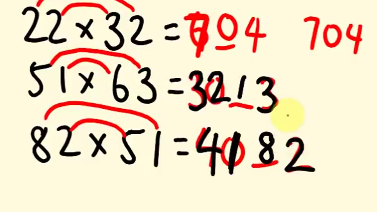 Fast Math Tricks - How to multiply 2 digit numbers up to 100 - the fast way