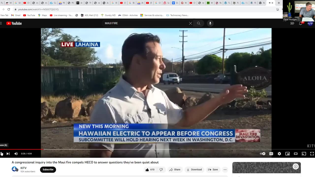 Breaking: Congress Joins Maui Cover-up. Congressional Inquiry Protecting Real Culprits. Dave Hodges