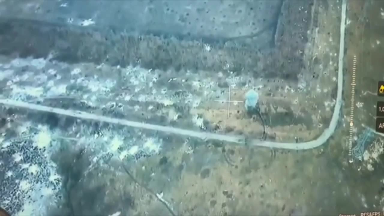 Ukrainian Javing a Russian Tank