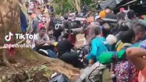 Venezuelans in the Darién Gap, on their way to the United States