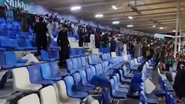 Afghan cricket fans hurl chairs after losing match against Pakistan