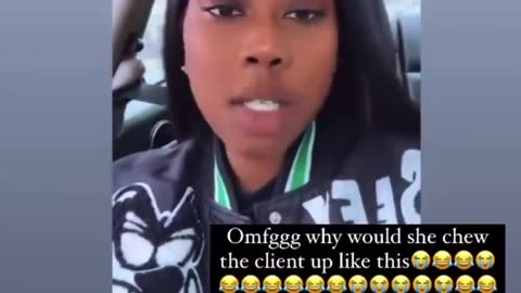 Hair Dresser Goes In On Client