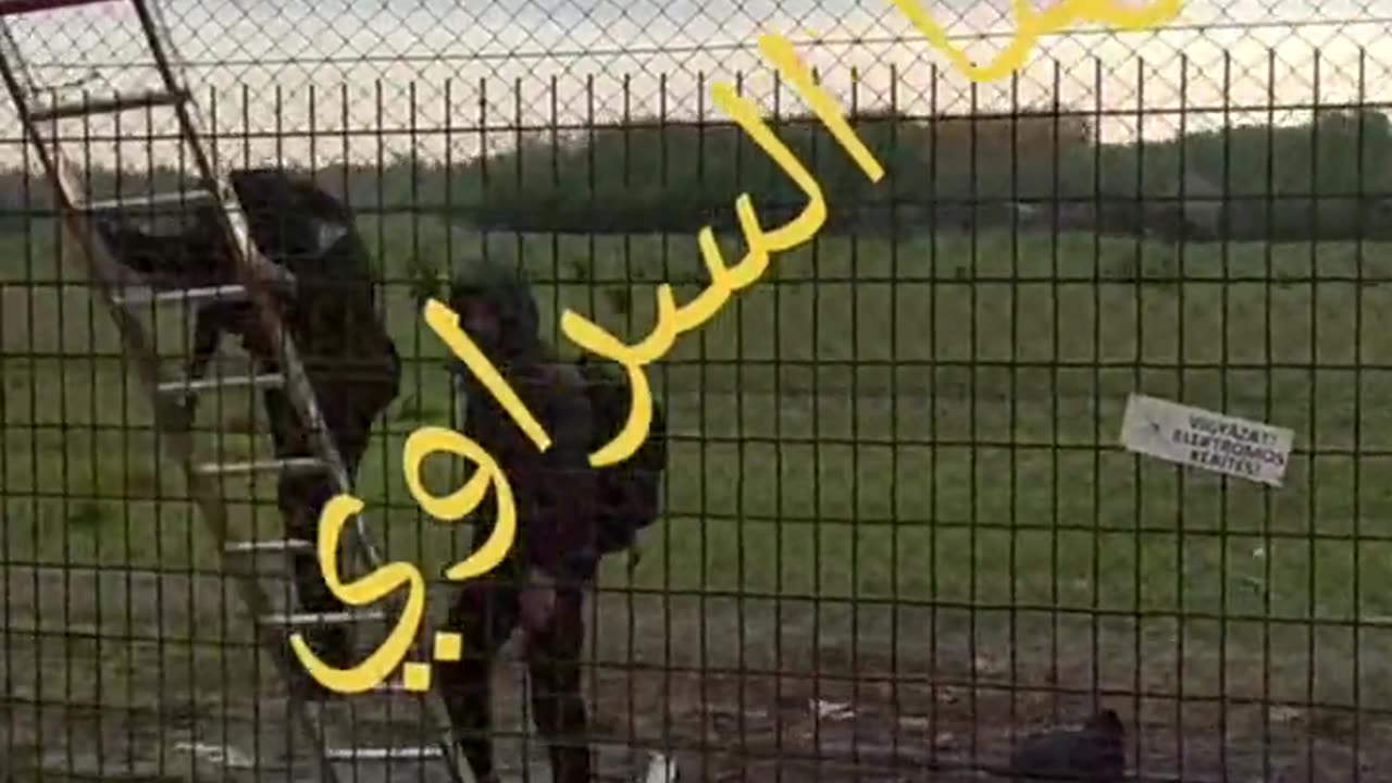 This is how the muslim and african migrants operate. They just jump the fence.