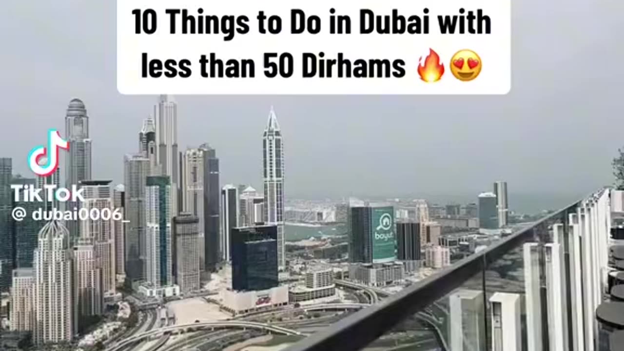 10 things to do under 50 AED