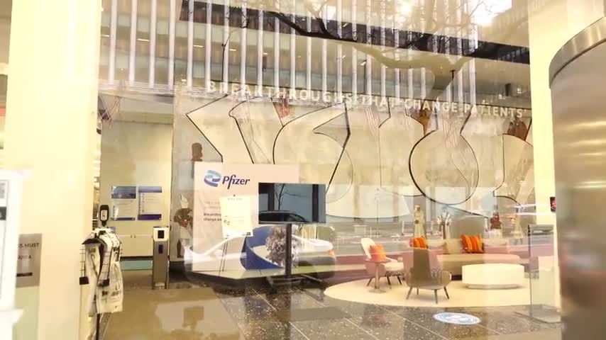 Pfizer World Headquarters Building In New York City Filled with Symbolism