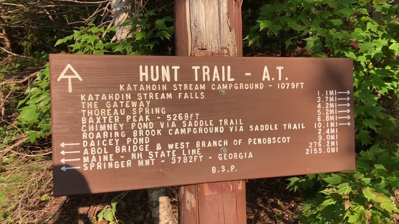 Hunt Trail to Baxter Peak/Mt. Katahdin (Appalachian Trail/100 Mile Wilderness, Maine) 1