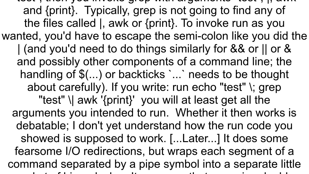 How to implement 39set o pipefail39 in a POSIX way almost done expert help needed