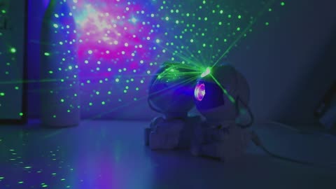 Astronaut Galaxy Projector Night Light Gift Starry Sky Remote Control