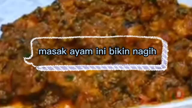 Masak ayam bumbu ini dimakan pakai nasi hangat auto nambah nasi terus..