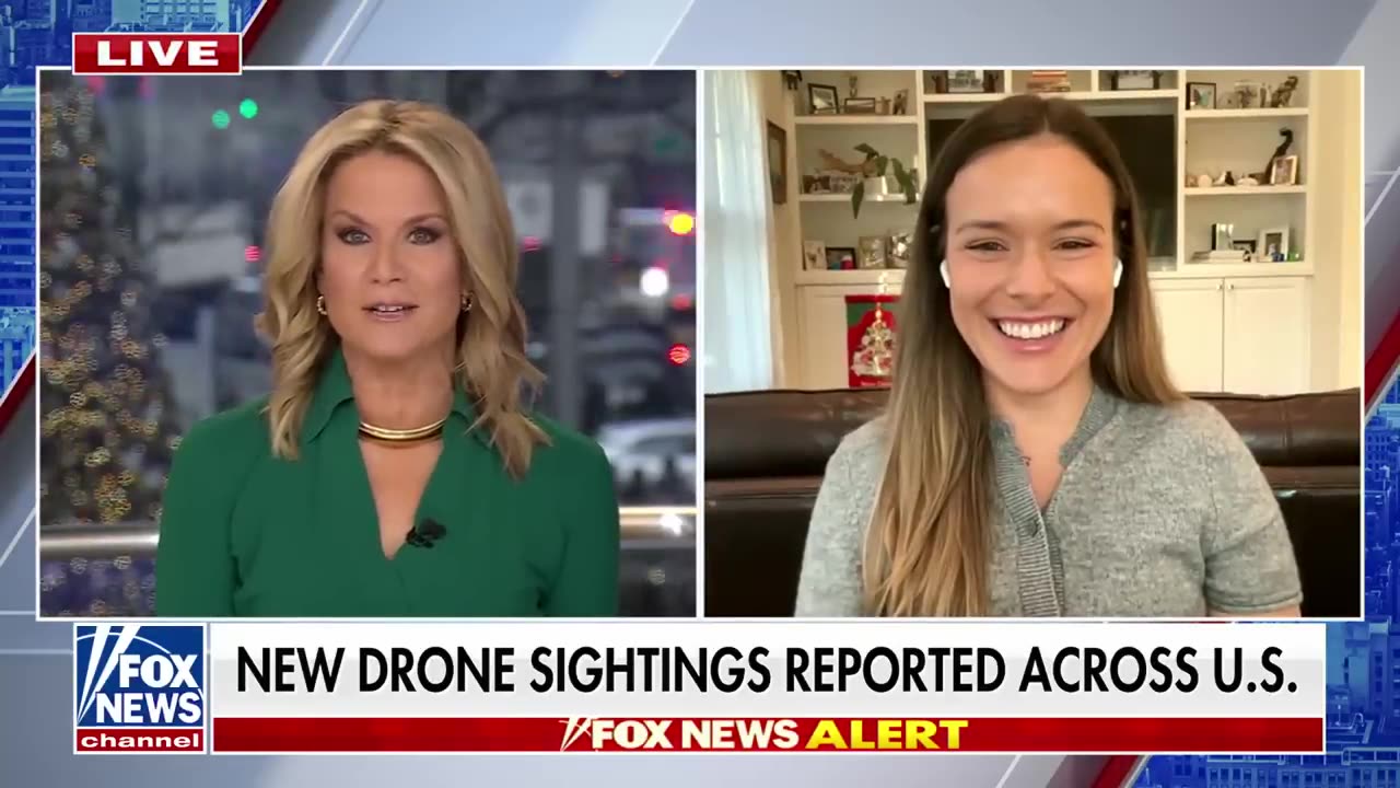 Lucy Biggers, who captured drone video: 'It was weird'