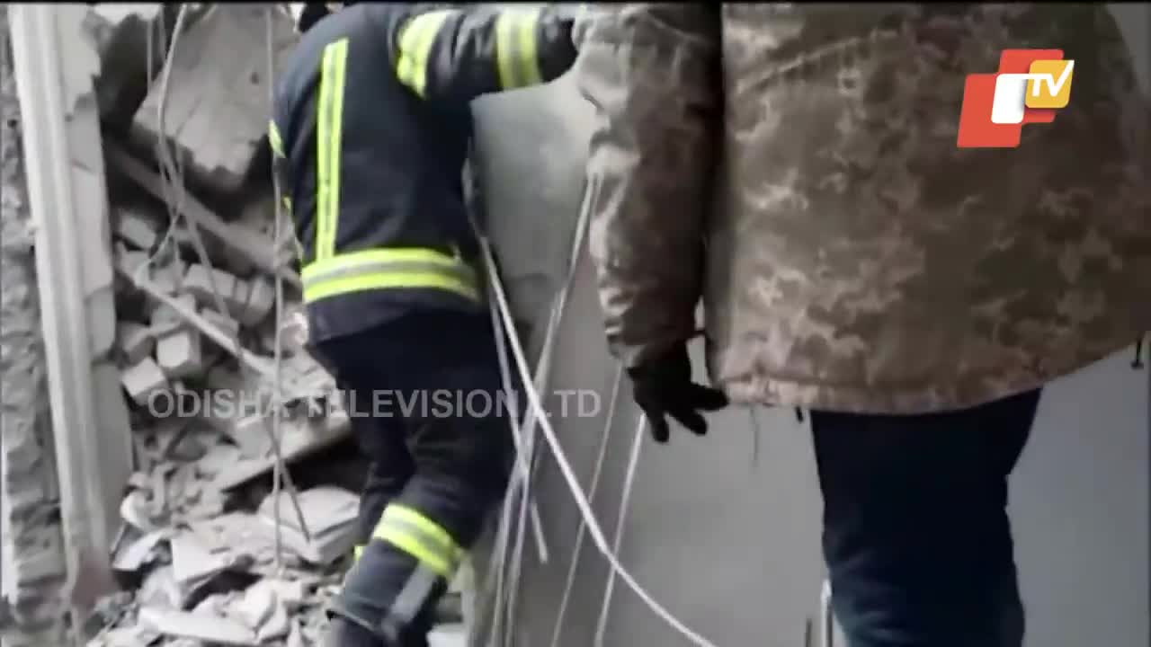 Massive Explosion At Kharkiv In ukraine by russian attack