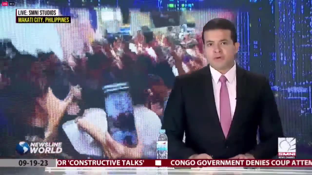 You’re watching Newsline World with Deivid Lira and Mayk Dennis Oliveira