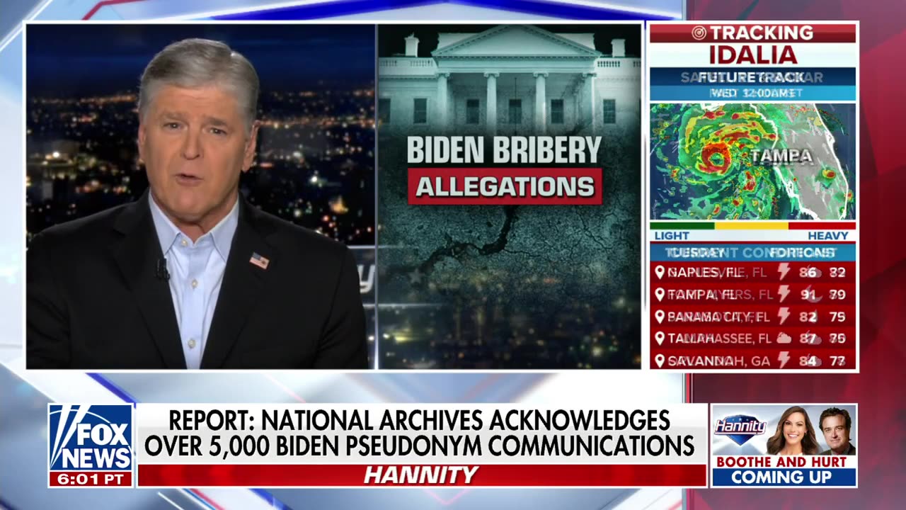 Hannity: Let's talk about Joe Biden's alleged pseudonyms