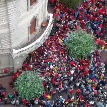 Protesters Storm Government Headquarters in Ambato, Ecuador