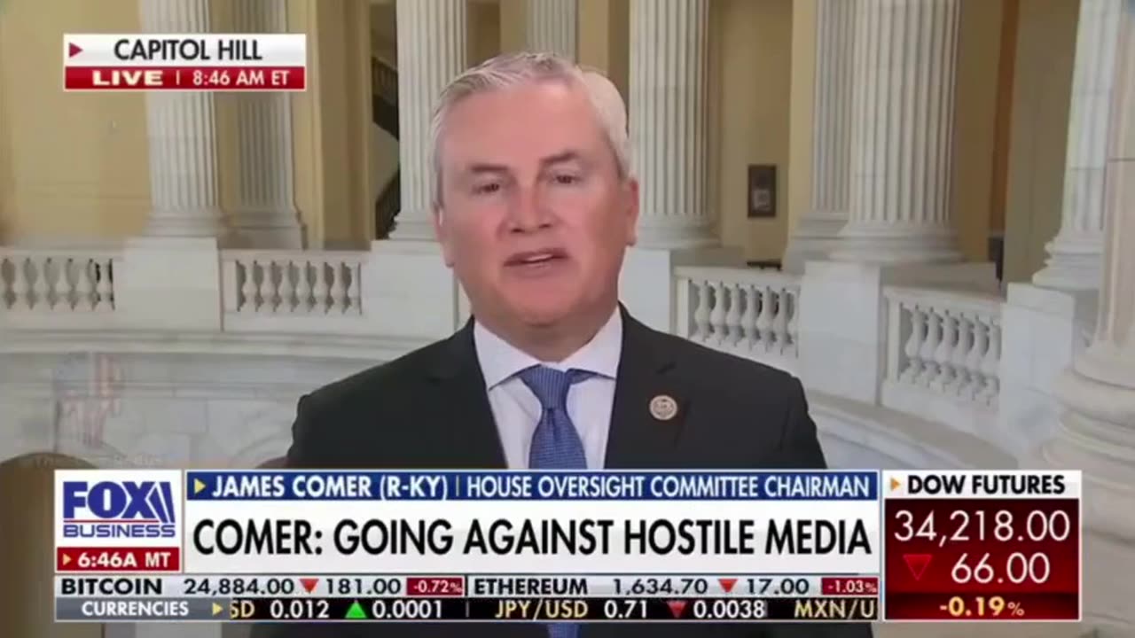 Congressman Comer Reveals The Amount Biden Allegedly Made Through Bribery Scandal