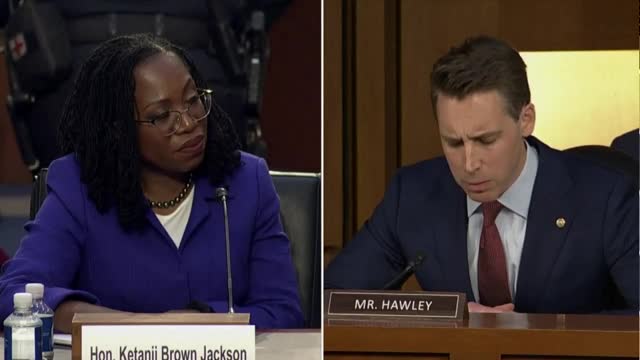 Josh Hawley Highlights Ketanji Brown Jackson’s Record of Letting Child Predators off the Hook