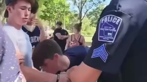 A teenager was arrested for reading the Bible at a transgender rally in the US